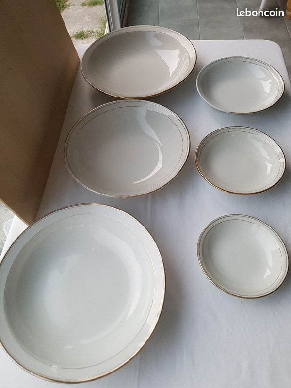 Lot de 6 saladiers "LP France" (image 1)