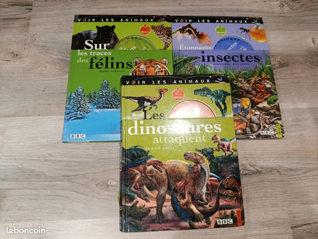 Lot de 3 livres avec CD "Voir les animaux" (image 1)
