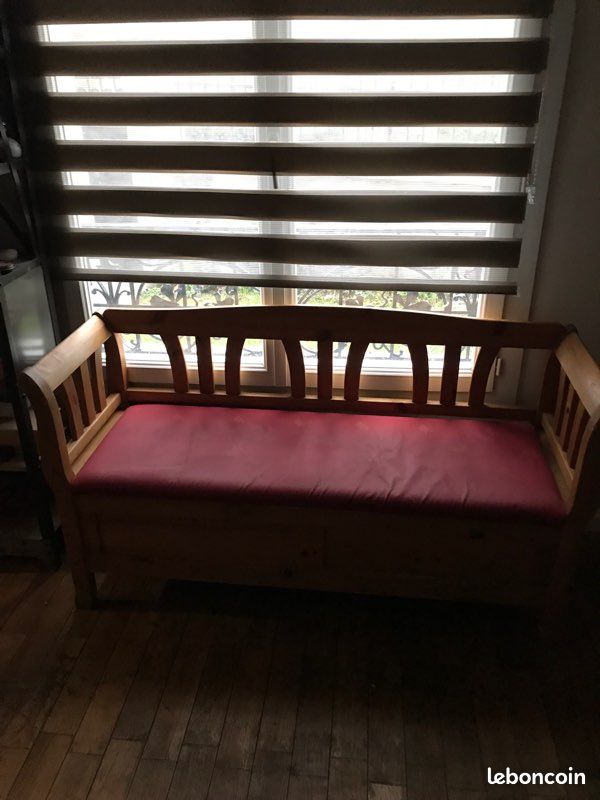 Ventre très intéressante table et banquette en bois massif (image 2)