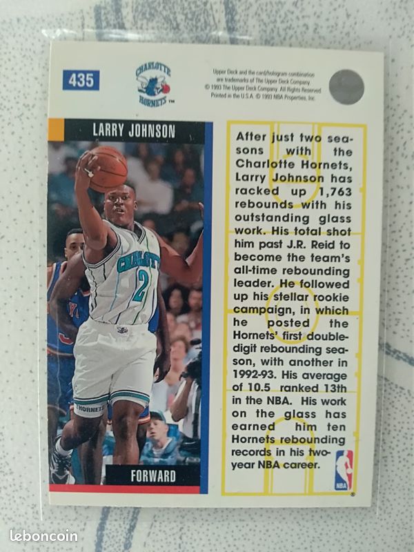 Lot complet 15 cartes EB 1993 94 Hakeem Olajuwon, Dennis Rodman,... (image 7)