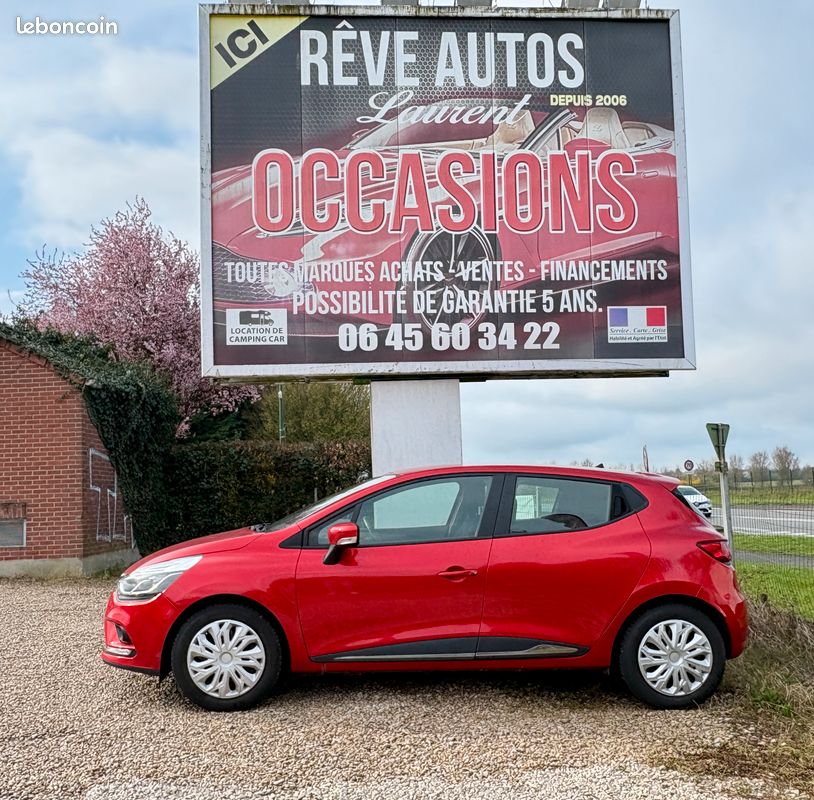 CLIO IV 0.9 TCE 90 CH FINITION ZEN 11/2020 36958 KM 11490e GARANTIE 6 MOIS TOTALE POSSIBILITÉ D'EXTENSION DE GARANTIE DE 48 MOIS REPRISE / FINANCEMENT POSSIBLE (image 1)