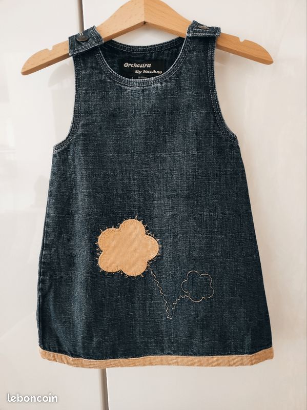 Robe jean 18 mois Orchestra (image 1)