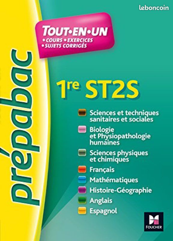 Livres Prépabac ST2S (image 1)