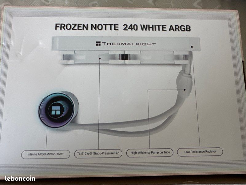 Thermalright Frozen Infinity 240 - Noir - Watercooling - Rue du Commerce