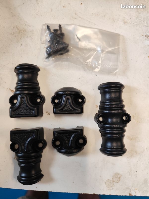 Kit coulisseau + guide pour tringle 16 X 8 JARDINIER MASSARD (image 1)