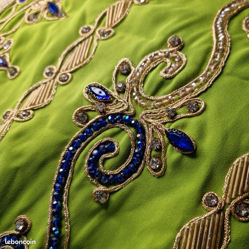 Caftan orientale vert neuf, kaftan (image 3)