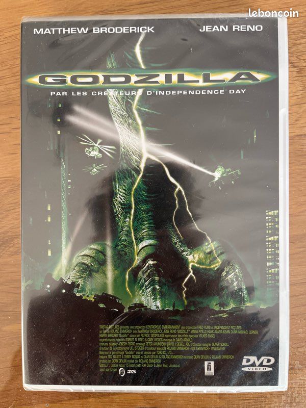 Film DVD « Godzilla » avec Jean Reno (neuf sous blister) (image 1)