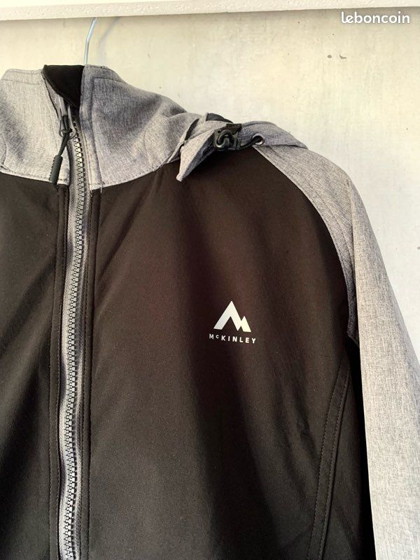 Veste softshell coupe-vent McKinley Trundle II Gris (image 2)