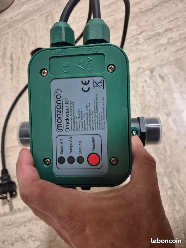 Contrôleur de pression automatique pour pompe - Monzana (Pressostat) (image 2)