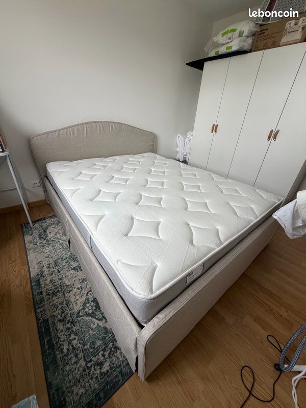 Lit IKEA + matelas Simmons 160x200 (image 2)