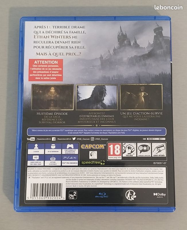 Jeu PS4 Résident Evil Village (image 3)
