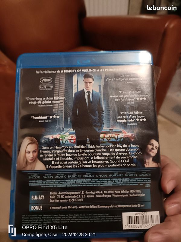 Blu-ray disc Cosmopolis (image 2)