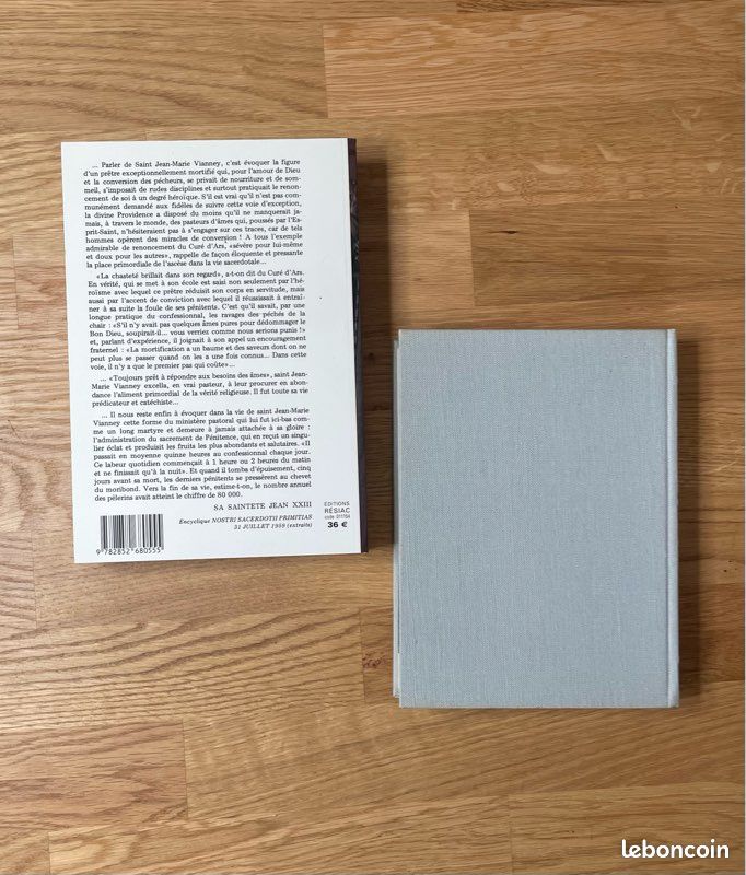 Lot de 2 livres sur le Curé d’Ars – Francis Trochu - Michel de Saint Pierre (image 2)