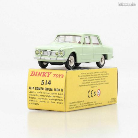 Dinky Toys - 1:43 - Réf. 514 Alfa Roméo Giulia 1600 Ti - - Catawiki