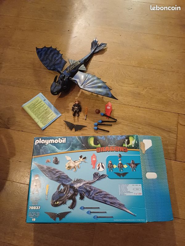 Playmobil 70037 Krokmou et Harold (image 1)