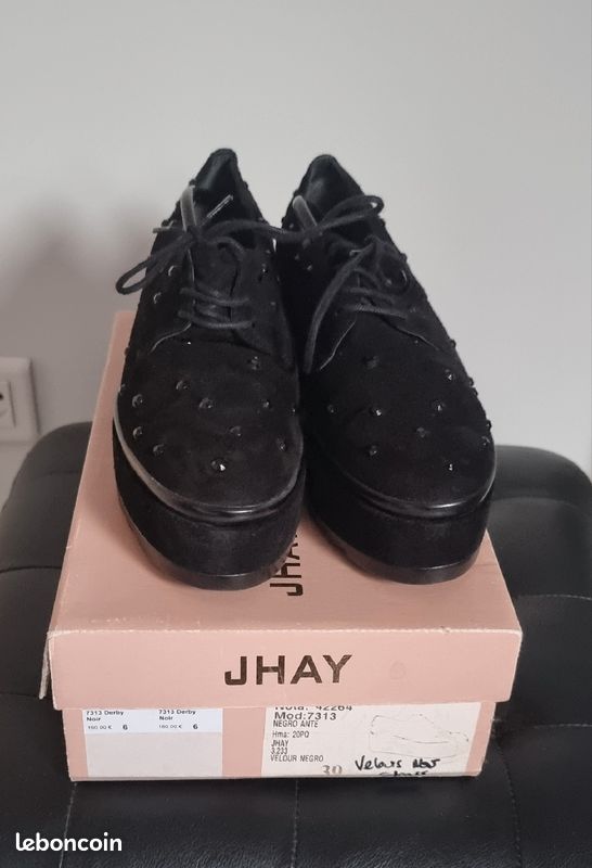 Mocassins velours cuir JHAY (image 4)