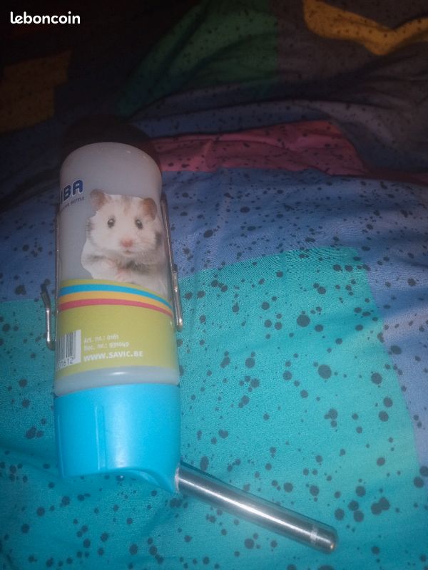 Abreuvoir hamsters et mangeoire en inox (image 2)