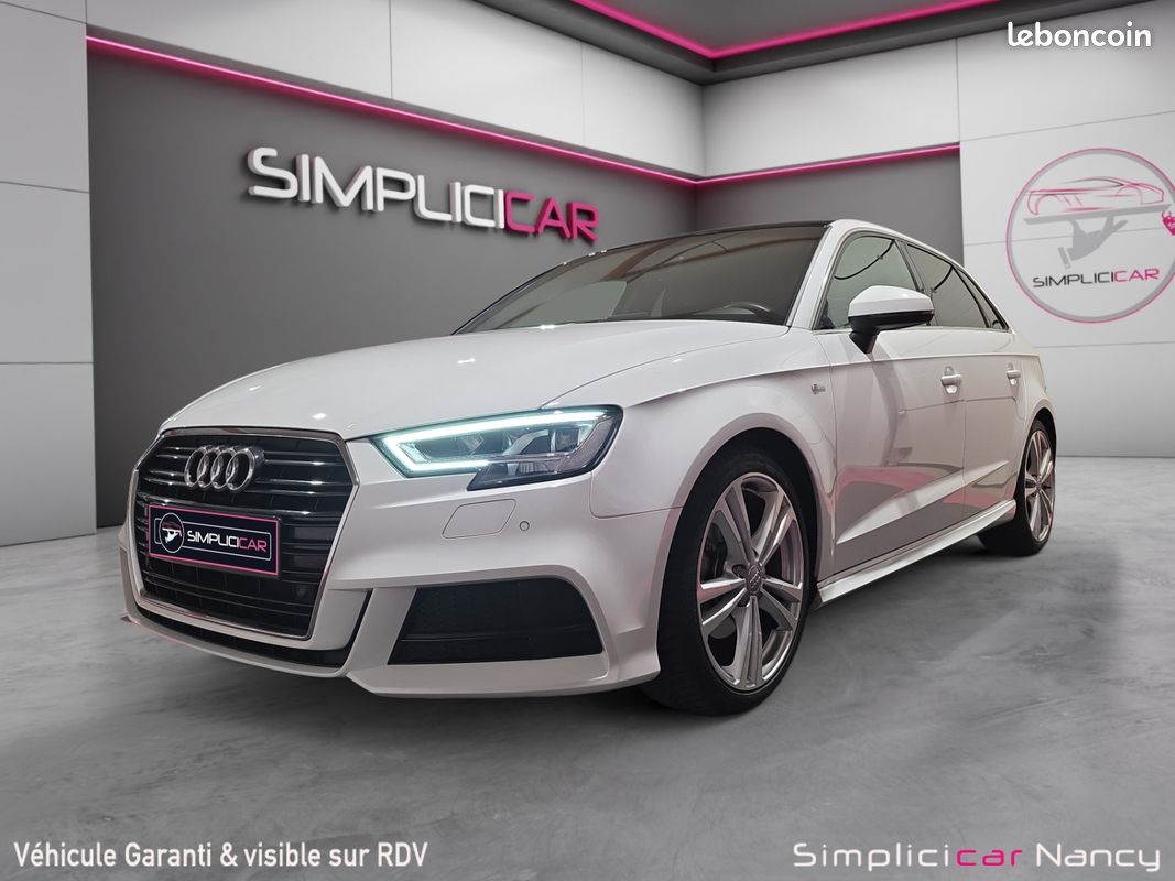 AUDI A3 SPORTBACK S-LINE S-TRONIC 1.5 TFSI 150cv Sièges chauffants Toit ouvrant garantie 12 mois (image 5)