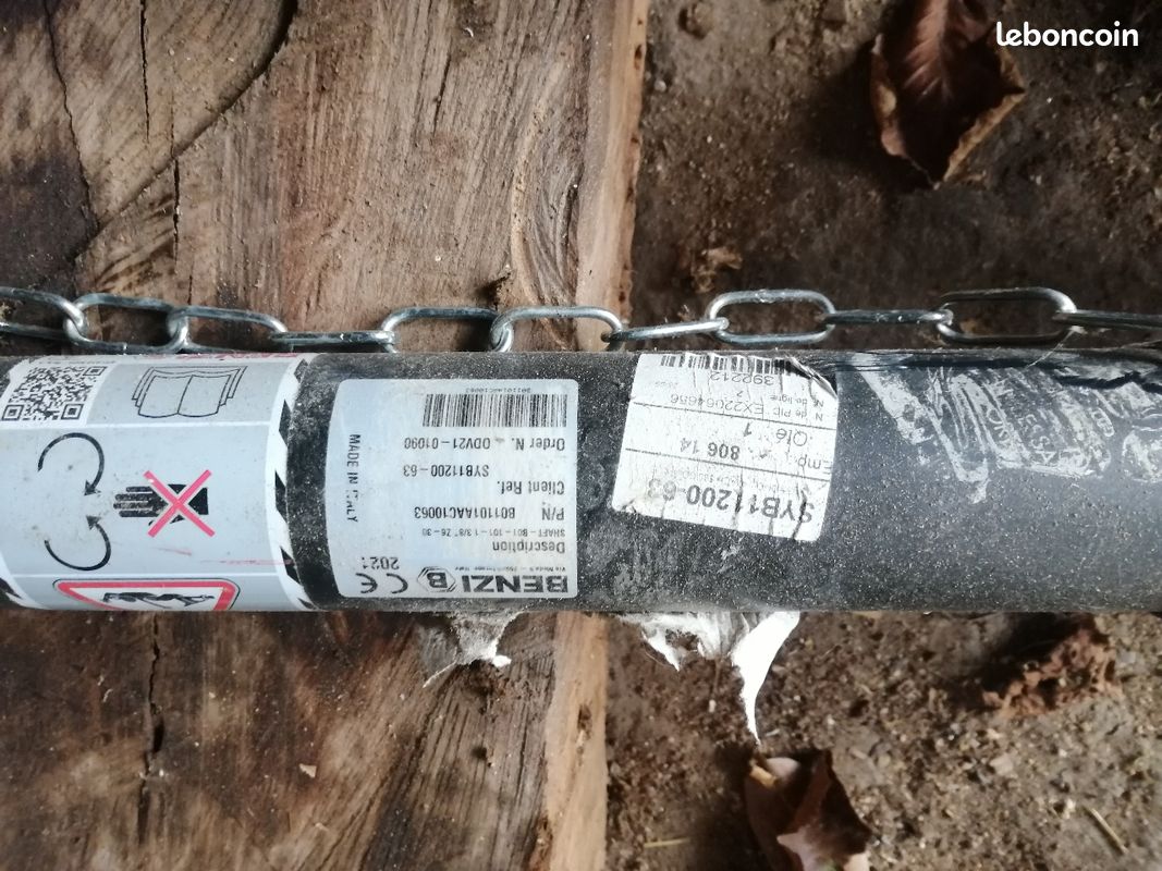 Cardan pour micro tracteur - Matériel agricole