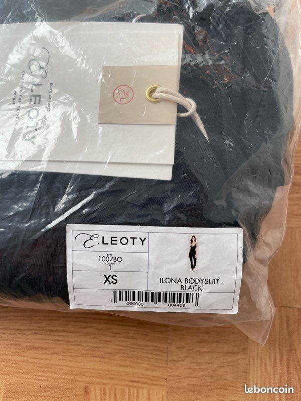 Combinaison Noire Rundholz En Coton - Taille XS | Neuve Avec étiquette