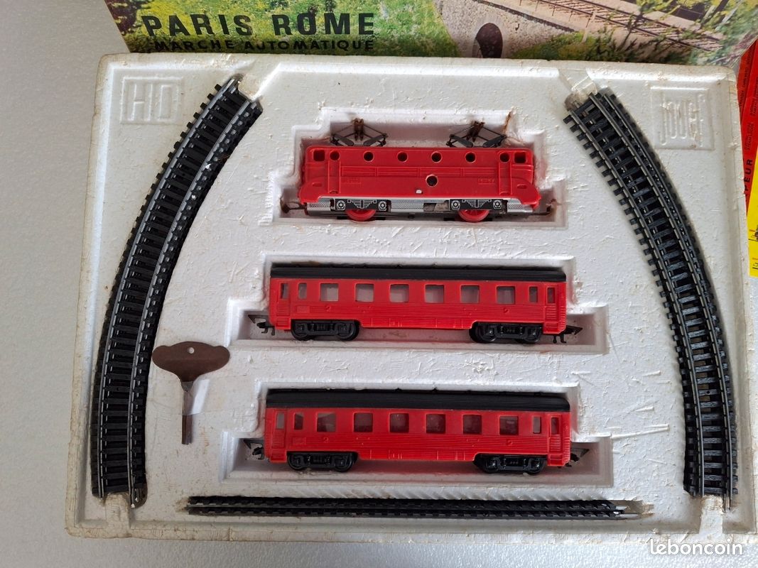 Train Mécanique Jouef HO Vintage - Coffret Complet D'origine - France