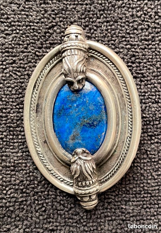90 Pièces Tête Broche Argent Antique Plaqué 4 Balles Avec Bague 20