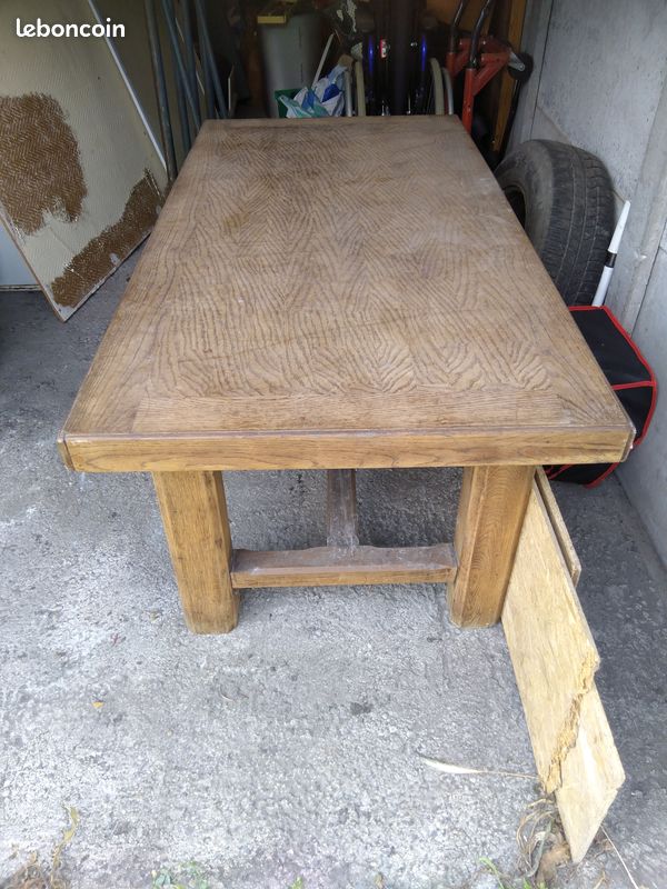 Table de salon chene (image 2)