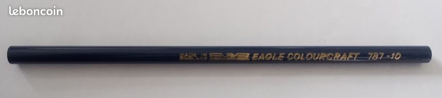 Crayon bleu Eagle Pencils de fabrication anglaise ww2 (image 1)
