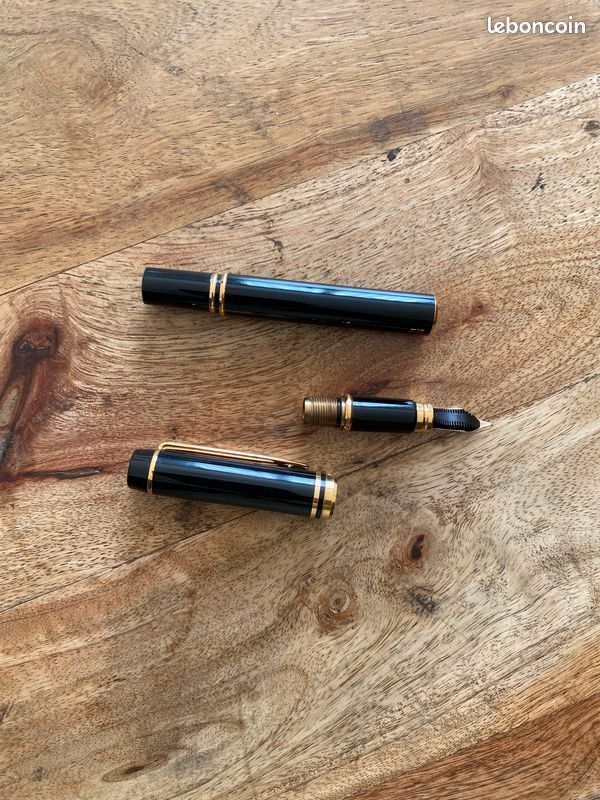Stylo Plume Waterman Strong Man Résine Noir Et Or - Neuf (sans Emballage) - Parfait état