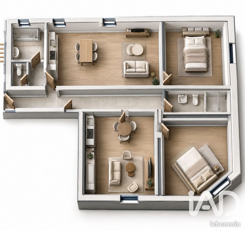 Appartement 3 pièces 78 m² · à Reims · 78 m² · 143 000 €