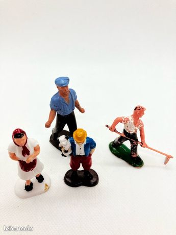 Copies Résine Pour Figurines Starlux 2543 - Vaches Diverses - échelle 54-60mm - Neuf - France