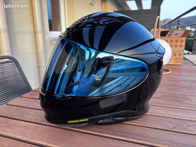 SHOEI NXR Noir brillant taille S (image 3)