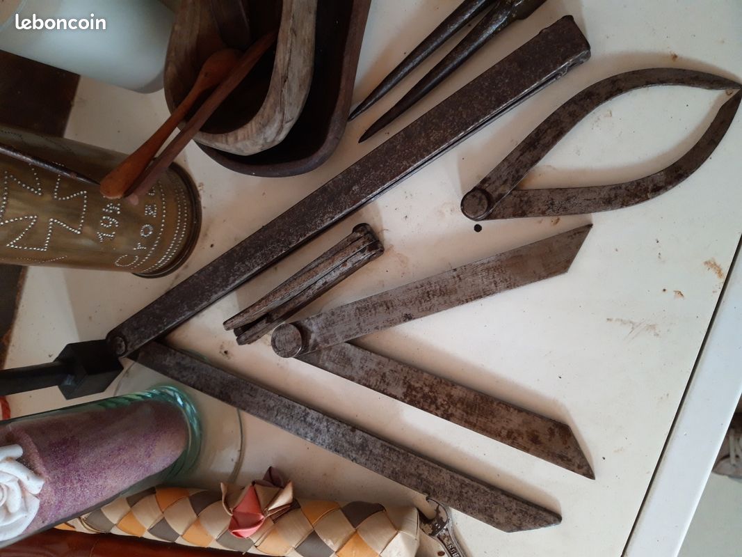 Compas ,équerre metal (image 3)