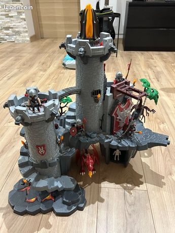 Château Playmobil Citadelle Du Dragon Rouge 4835 - Occasion Voir Photos