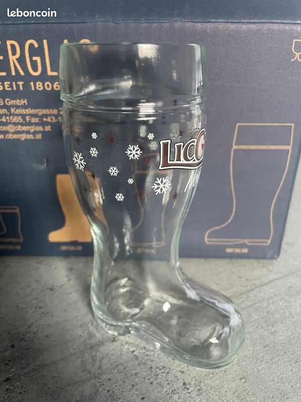 Lot De 6 Verres à Bière En Forme De Botte – 0.5 L – Idéal Fête & Soirée Entre Amis