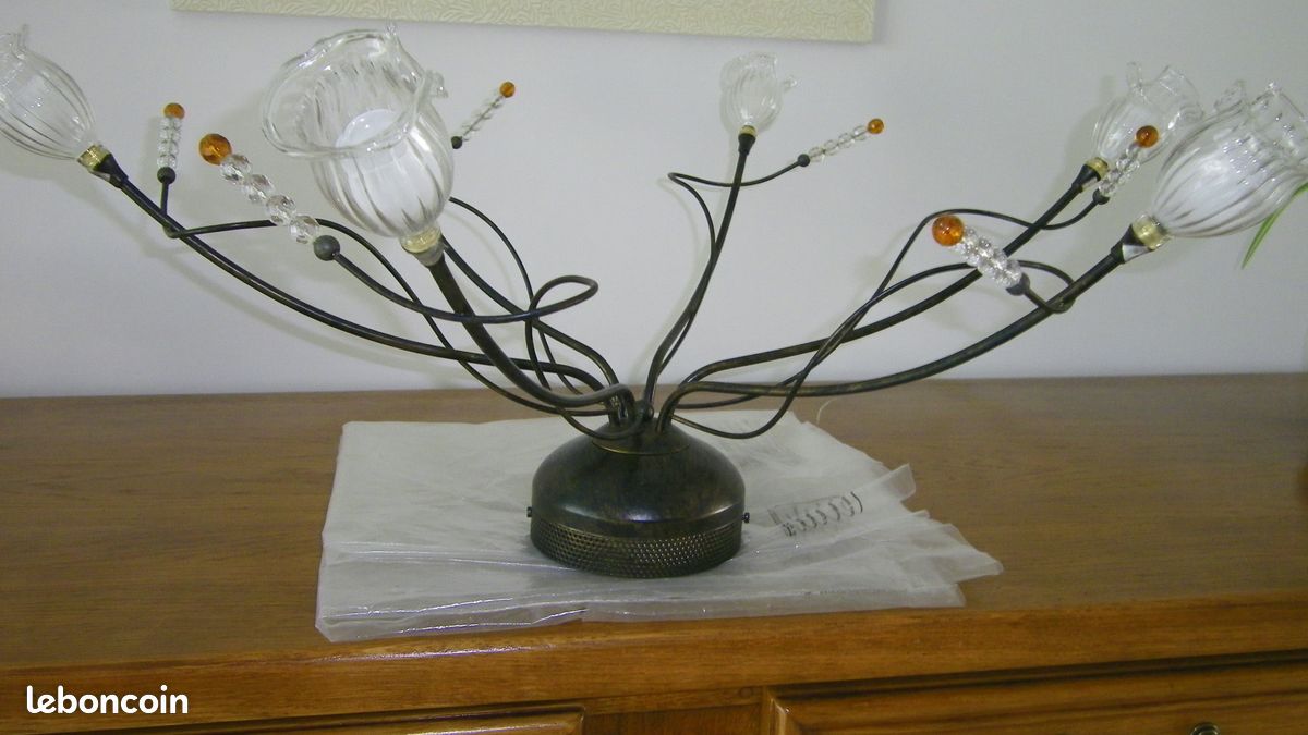 Lustre couleur bronze noir/or (image 1)