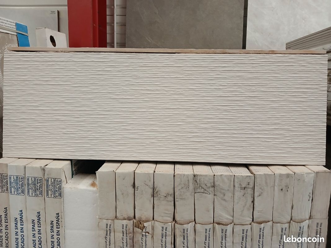 Faïence Slot Mont Blanc 30x90 cm rectifié belle qualité (image 1)