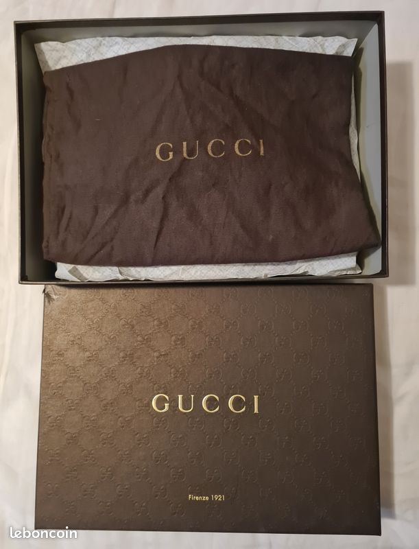 Escarpins cuir et velours noirs Gucci neufs (image 16)