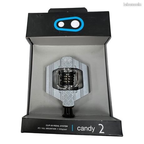 Pédales Crankbrothers Candy 2 – Pédales VTT Double Face – Ultra Légères & Accrocheuses – 327 G La Paire