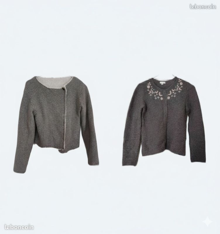 2 gilets dont 1 Verbaudet 10 ans fille (image 1)