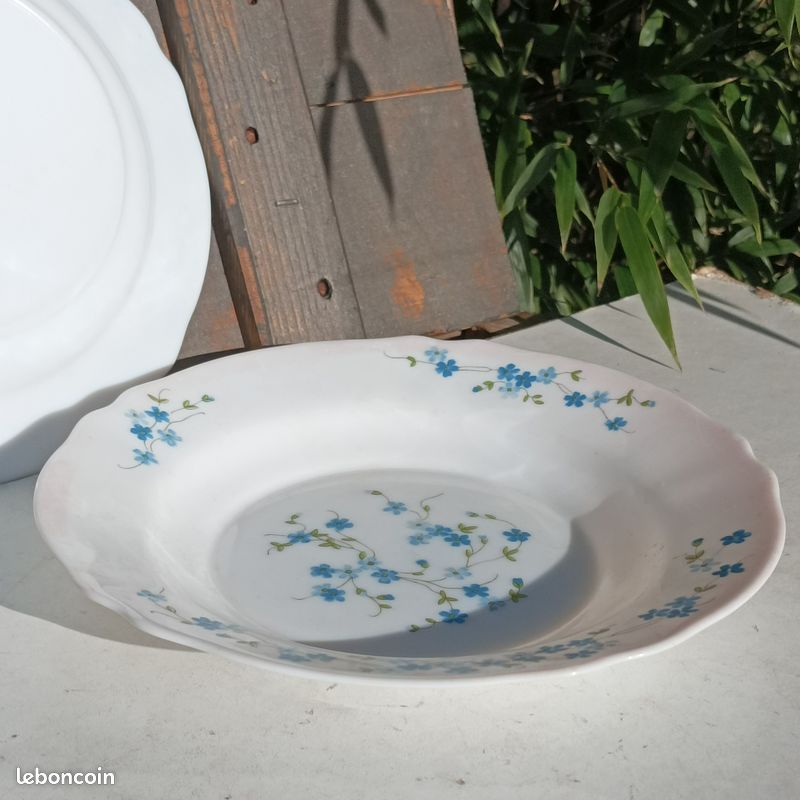 Lot de 2 Anciennes assiettes ARCOPAL Vintage 1950-1960 (image 4)