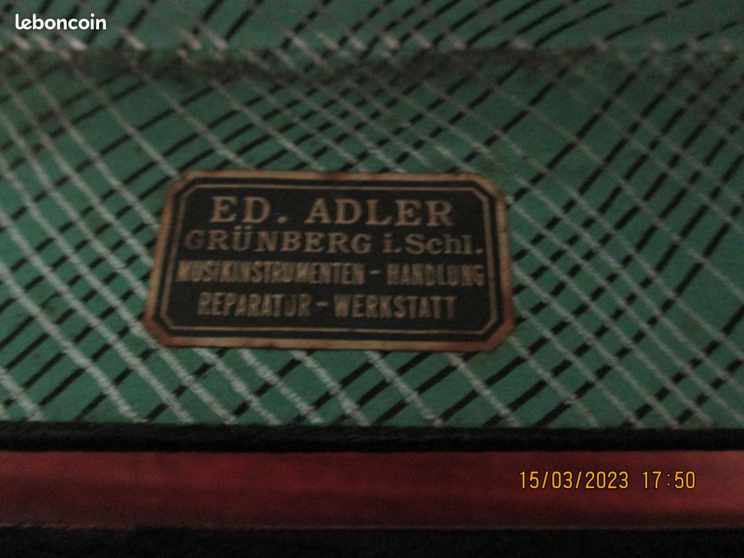 Ancien accordéon de piano ADLER PERFEKTA rouge (image 3)