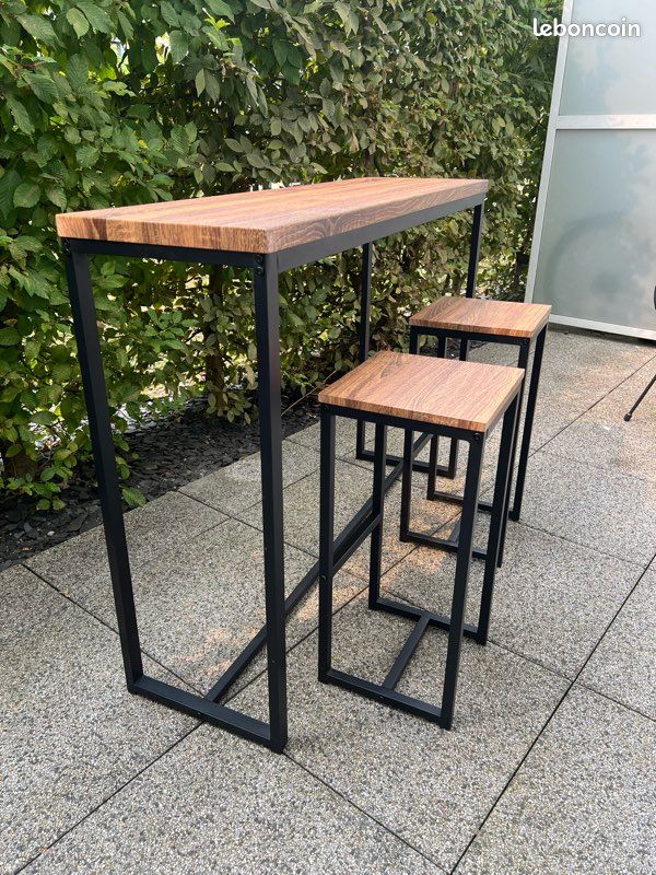 Bar + 2 tabourets assortis (image 2)
