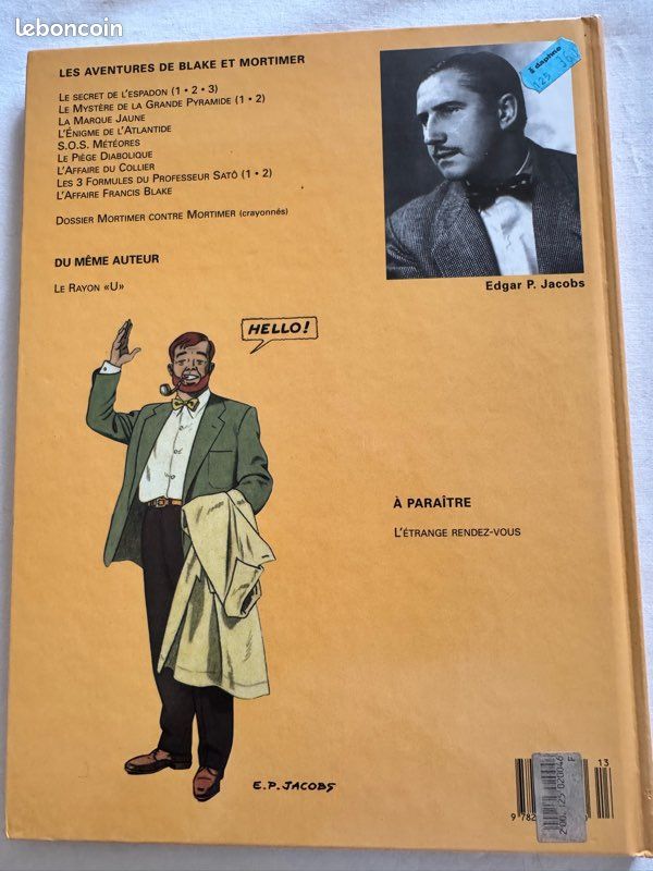 Les Editions Blake et Mortimer Blake et Mortimer L'Affaire Francis Blake 1996 (image 11)