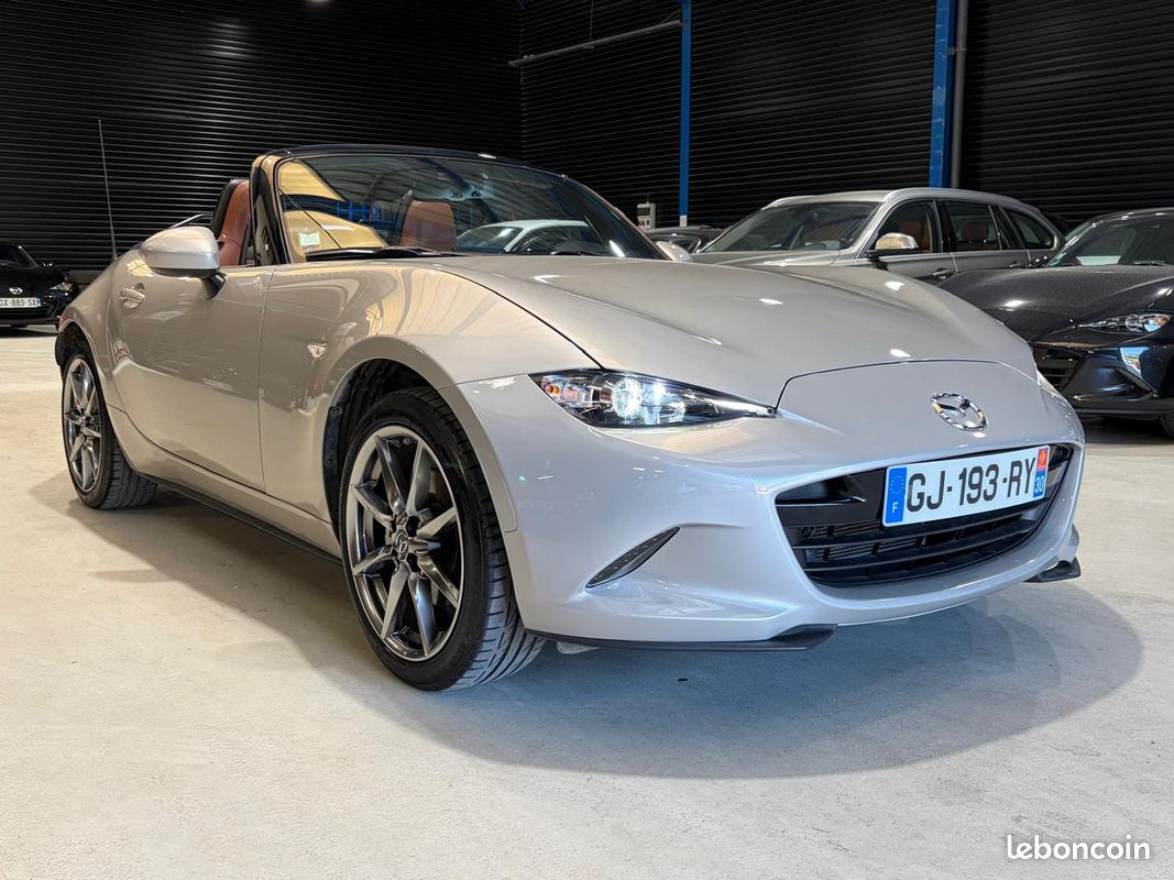 Mazda MX-5 ND ST 2.0 SKYACTIV-G 184 SELECTION - 1ERE MAIN - 2022 - Intérrieur Cognac - Porte bagage - CAMERA - CARPLAY (image 1)