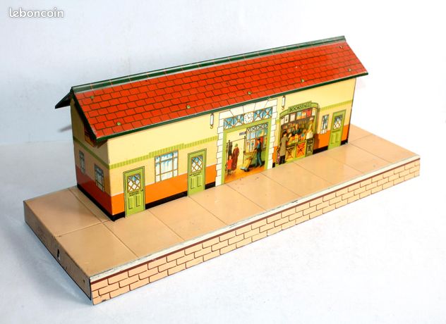Grande Gare Hornby O/0 N°20 De Monaco – Kit Démontable En Bois, époque 3, Vintage