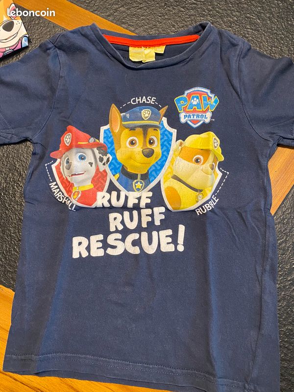 Tee shirt manches courtes Pat Patrouille (image 1)