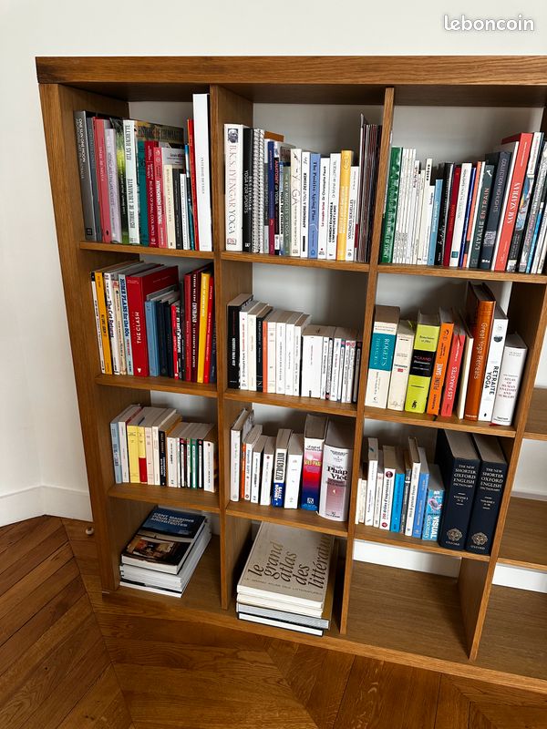 Bibliothèque en bois avec 16 cases Habitat (image 4)