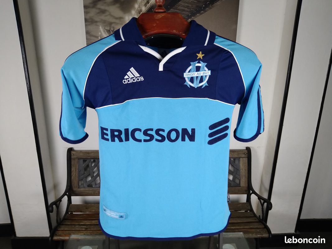 Maillot Football Marseille Extérieur 2000-01 - Ericsson - Collection