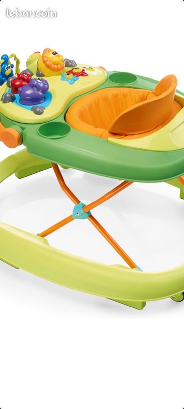 Trotteur électronique Chicco Walky Talky - Avec Panneau Jeu, Hauteur Réglable, Freins Sécurité - Dès 6 Mois